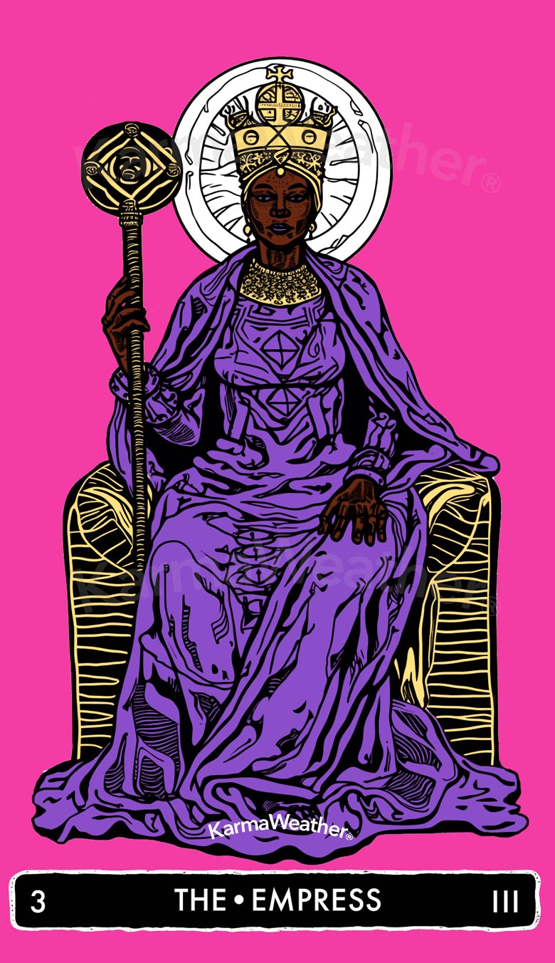 KarmaWeather Tarot - The Empress