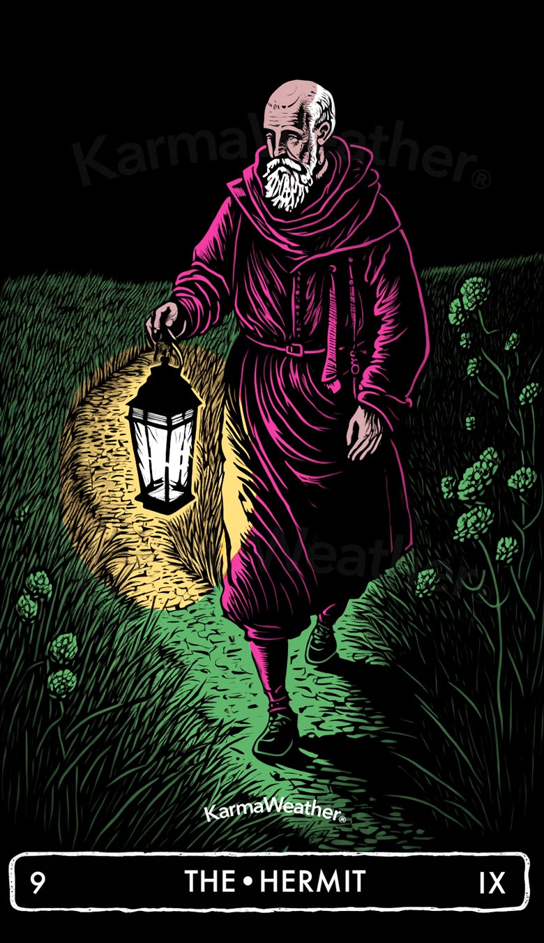 KarmaWeather Tarot - The Hermit