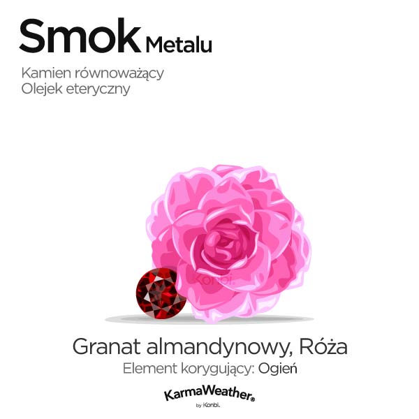 Smok Metalu: kamień równoważący i olejek eteryczny