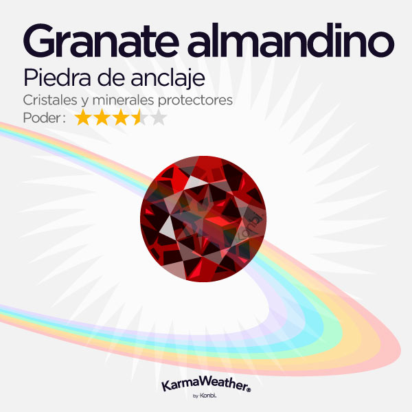 Granate almandino