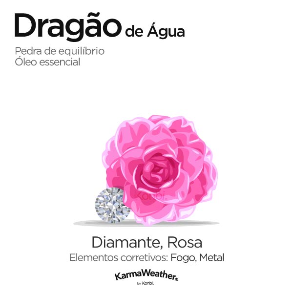 Dragão de Água: pedra de equilíbrio e óleo essencial