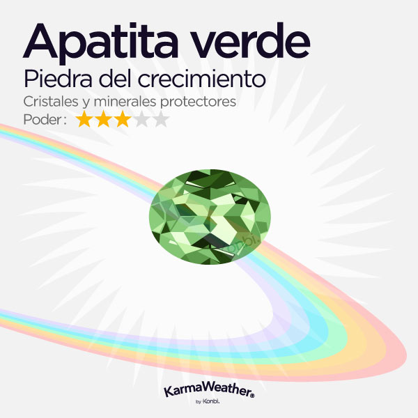 Apatita verde