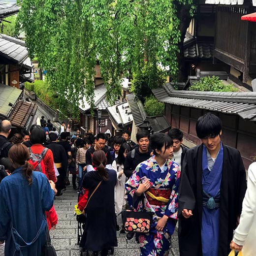 Rues de Kyoto, Japon, par Man Kin Fung