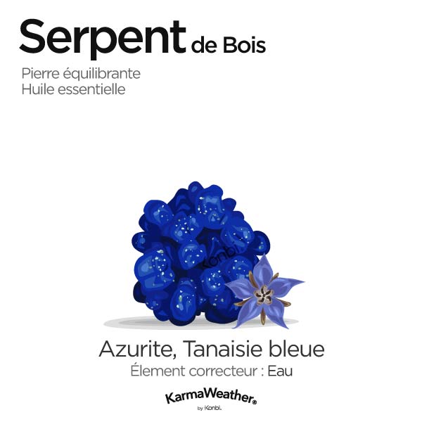 Serpent de Bois: pierre équilibrante et huile essentielle