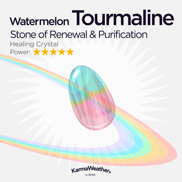 Watermelon tourmaline