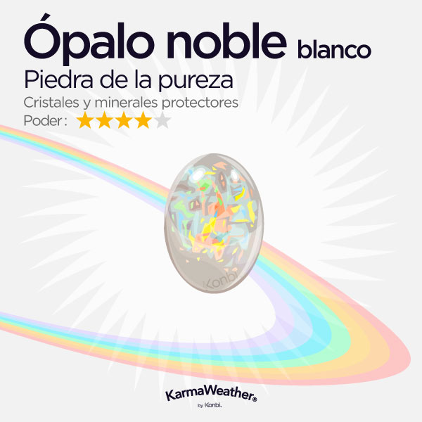 Ópalo noble blanco